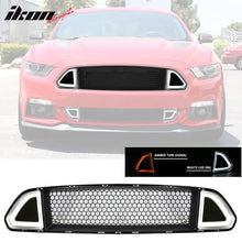 Load image into Gallery viewer, 2015-2017 Ford Mustang Front Upper Grille W/White DRL Yellow Signal