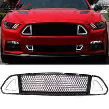 Load image into Gallery viewer, 2015-2017 Ford Mustang Front Hood Grille White DRL LED w/ Turn Signal