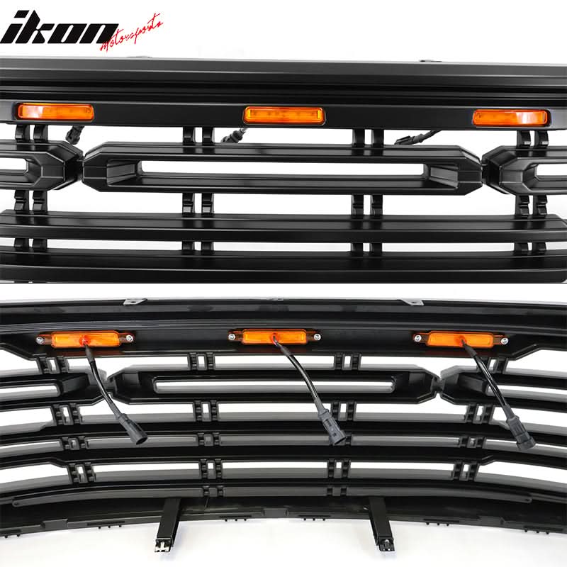 2007-2013 GMC Sierra 1500 Front Bumper Hood Grille Guard Grill