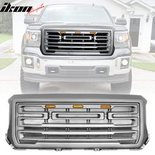 Load image into Gallery viewer, 2014-2015 GMC Sierra 1500 Front Bumper Hood Grille Guard Grill