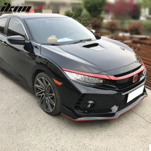 Load image into Gallery viewer, 2016-2021 Honda Civic Type R Style Red 3Pc Grille Trim ABS