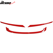 Load image into Gallery viewer, 2016-2021 Honda Civic Type R Style Red 3Pc Grille Trim ABS
