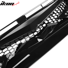 Load image into Gallery viewer, 2016-2021 Honda Civic IKON Style Gloss Black Front Bumper Grille ABS