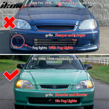 Load image into Gallery viewer, Fits 96-98 Honda Civic 2Dr/JUN Front Rear Bumper Lip + TR Front Grille