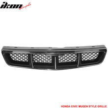 Load image into Gallery viewer, 1999-2000 Honda Civic Mugen Style Unpainted Mesh Front Hood Grille ABS