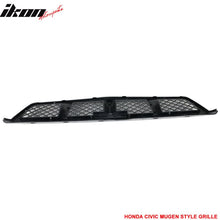 Load image into Gallery viewer, 1999-2000 Honda Civic Mugen Style Unpainted Mesh Front Hood Grille ABS