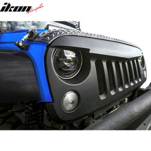 Load image into Gallery viewer, 2007-2018 Jeep Wrangler JK JKU Angry Bird V1 Front Hood Grille ABS