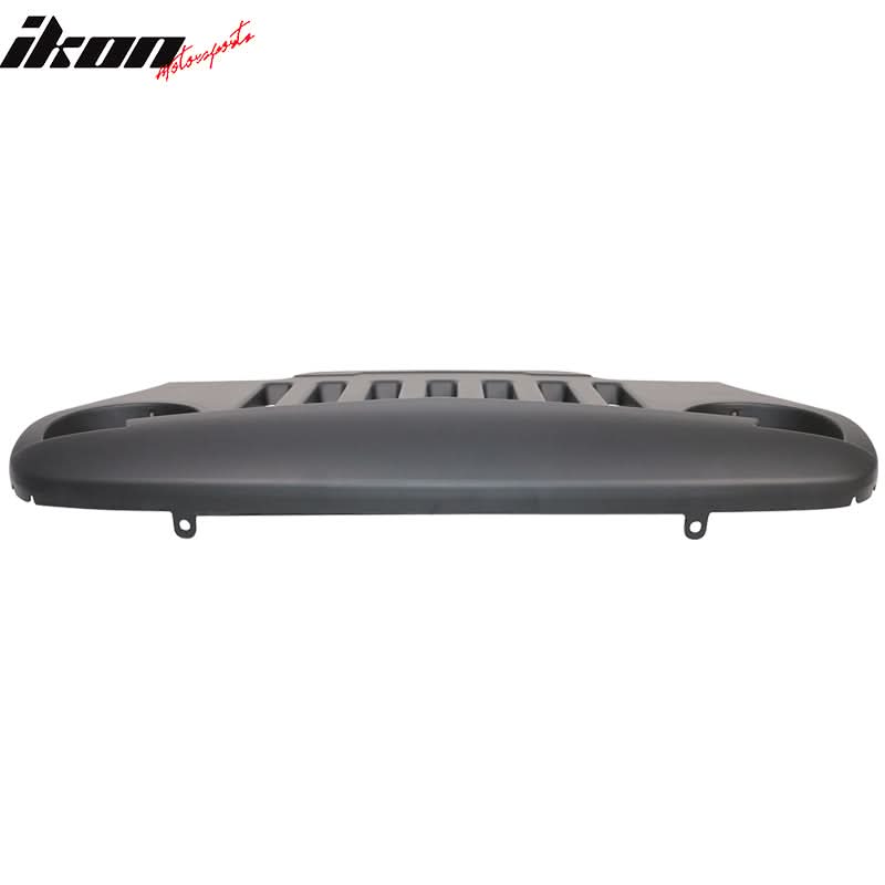1997-2006 Jeep Wrangler TJ V1 Black Angry Bird Front Hood Grille ABS