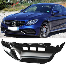 Load image into Gallery viewer, 2015-2018 Benz W205 C-Class Vertical AMG Style Silver Front Grille