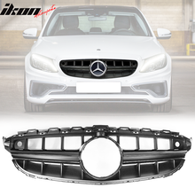 Load image into Gallery viewer, 2015-2018 Mercedes-Benz W205 Vertical Black Front Grille W Camera Hole