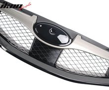 Load image into Gallery viewer, 2008-2010 Subaru Impreza WRX OE Style Grille Gloss Black W/ Silver ABS