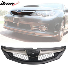 Load image into Gallery viewer, 2008-2010 Subaru Impreza WRX OE Style Grille Matte Black W/ Silver ABS