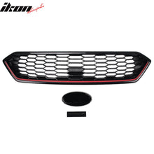 Load image into Gallery viewer, 2018-2021 Subaru WRX Gloss Black W/ Red JDM Front Bumper Grille ABS