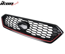Load image into Gallery viewer, 2018-2021 Subaru WRX Gloss Black W/ Red JDM Front Bumper Grille ABS