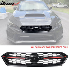 Load image into Gallery viewer, 2018-2021 Subaru WRX Gloss Black W/ Red STI Style Front Grille ABS