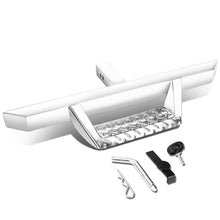 Load image into Gallery viewer, 2 Inch Receiver Hitch Step with 3.25 Inch Square Chrome Platform