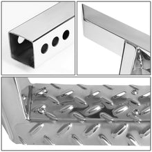 Load image into Gallery viewer, 2 Inch Receiver Hitch Step with 3.25 Inch Square Chrome Platform