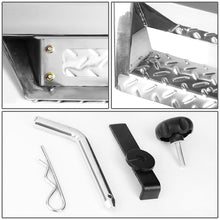 Load image into Gallery viewer, 2 Inch Receiver Hitch Step with 3.25 Inch Square Chrome Platform