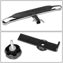 Load image into Gallery viewer, 2 Inch Receiver Hitch Step - 4 Inch Oval Chrome Step 37 Inch Length