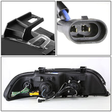 Load image into Gallery viewer, 96-03 BMW 5 Series 3D Crystal Halo Projector LED Headlights Black