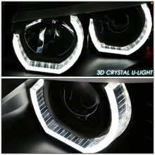 Load image into Gallery viewer, 96-03 BMW 5 Series 3D Crystal Halo Projector LED Headlights Black
