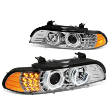 Load image into Gallery viewer, 96-03 BMW E39 5-Series 3D Crystal Halo Projector LED Headlights