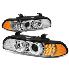 Load image into Gallery viewer, 96-03 BMW E39 5-Series 3D Crystal Halo Projector LED Headlights