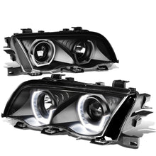 Load image into Gallery viewer, 99-01 BMW 3-Series 3D Crystal Halo Projector LED Headlights Black