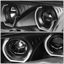 Load image into Gallery viewer, 99-01 BMW 3-Series 3D Crystal Halo Projector LED Headlights Black