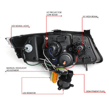 Load image into Gallery viewer, 06-12 BMW 3-Series E90 3D Crystal Halo Projector LED Headlights
