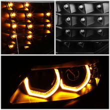 Load image into Gallery viewer, 06-12 BMW 3-Series E90 3D Crystal Halo Projector Sequential Headlights