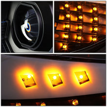 Load image into Gallery viewer, 06-12 BMW 3-Series Crystal Halo Projector LED Headlights - Black