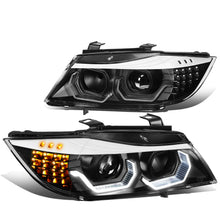Load image into Gallery viewer, 06-12 BMW 3-Series E90 3D Crystal Halo Projector Headlights