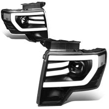 Load image into Gallery viewer, 09-14 Ford F-150 3D LED Projector Headlights Black Housing
