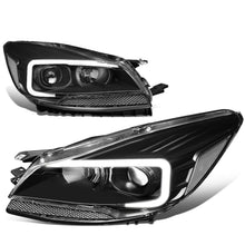 Load image into Gallery viewer, 2013-2016 Ford Escape 3D LED DRL Projector Headlights Black Housing