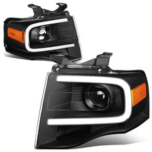 Load image into Gallery viewer, 07-14 Ford Expedition 3D LED DRL Projector Headlights Black Housing