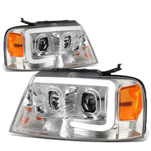 Load image into Gallery viewer, 04-08 Ford F-150 / 06-08 Lincoln Mark LT 3D LED C-Bar Headlights Chrome
