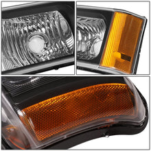 Load image into Gallery viewer, 03-07 Chevrolet Silverado J-Halo LED DRL Headlights 4PC Black