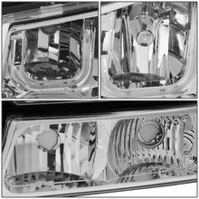 Load image into Gallery viewer, 03-07 Chevrolet Silverado / Avalanche J-Halo LED DRL Headlights Chrome