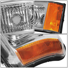 Load image into Gallery viewer, 03-07 Chevrolet Silverado / Avalanche J-Halo LED DRL Headlights Chrome