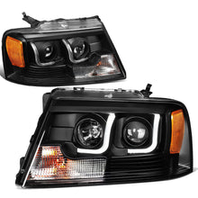 Load image into Gallery viewer, 2004-2008 Ford F-150 3D LED J-Bar Halo Projector Headlights