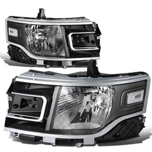 Load image into Gallery viewer, 2013-2019 Ford Flex Black Housing Clear Corner Headlights