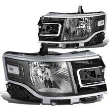 Load image into Gallery viewer, 2013-2019 Ford Flex Black Housing Clear Corner Headlights