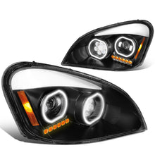 Load image into Gallery viewer, 2008-2017 Freightliner Cascadia Black Housing LED Projector Headlights