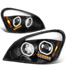 Load image into Gallery viewer, 2008-2017 Freightliner Cascadia Black Housing LED Projector Headlights