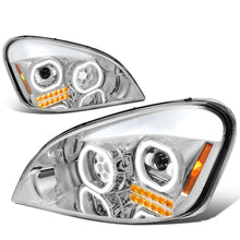 Load image into Gallery viewer, 08-17 Freightliner Cascadia Chrome LED Projector Headlights