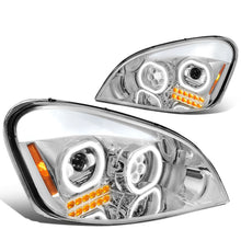 Load image into Gallery viewer, 08-17 Freightliner Cascadia Chrome LED Projector Headlights