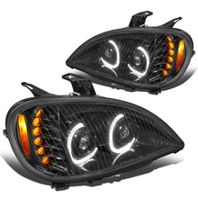 Load image into Gallery viewer, 04-17 Freightliner Columbia LED Projector Headlights - Black Housing