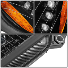 Load image into Gallery viewer, 04-17 Freightliner Columbia LED Projector Headlights - Black Housing