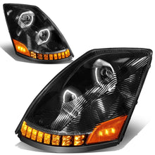 Load image into Gallery viewer, 2004-2018 Volvo VN VNL LED Projector Headlights - Black Housing